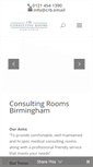 Mobile Screenshot of consultingroomsbirmingham.co.uk